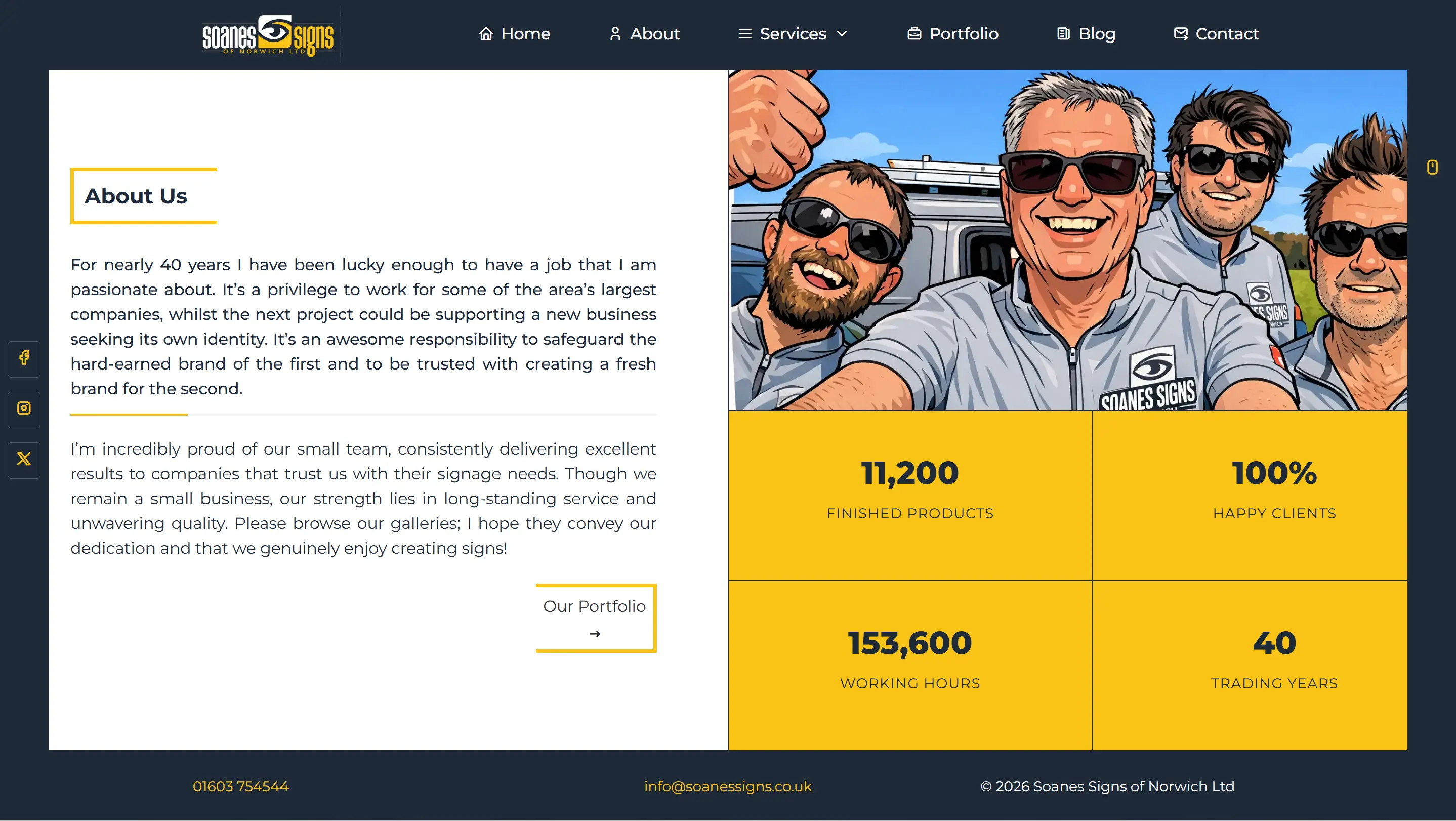 Soanes Signs of Norwich Ltd - Blog New Website Launch - Post visual